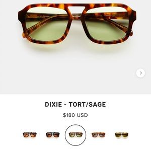 Vehla Dixie Tortoise/Sage Sunglasses